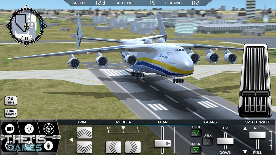 Flight Simulator 2017 FlyWings Free 게임 스크린 샷