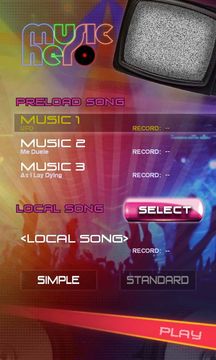 Cuplikan Layar Game Music Hero