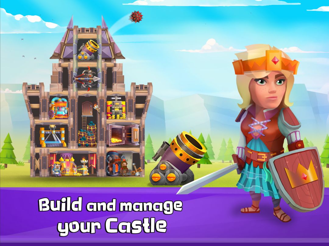 Screenshot of Castle Revenge: Catapult King