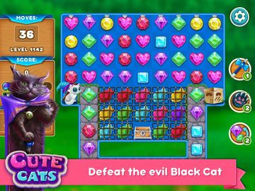 Cute Cats: Classic Match 3 Game Screenshot