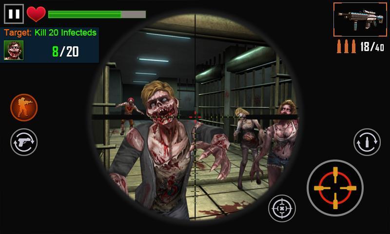 Zombie Shooter 3D Game Screenshot