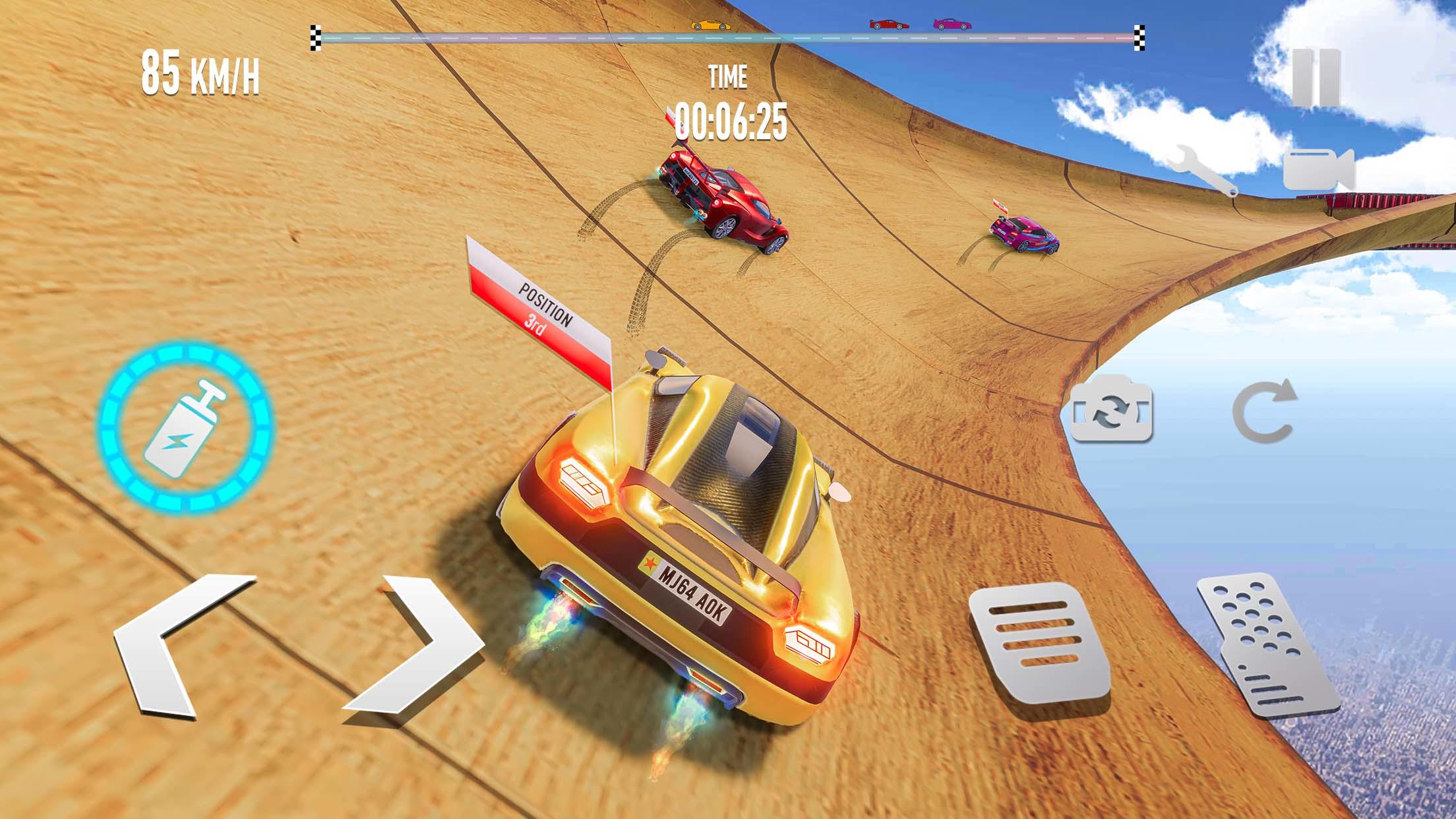 Superhero Car Racing Master 3D Game Screenshot