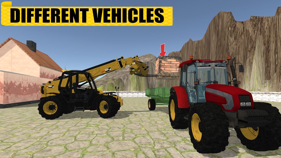 Crane and Tractor Simulation Game遊戲截圖