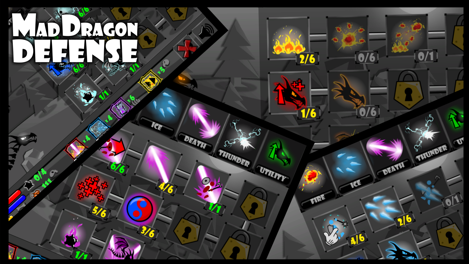 Mad Dragon Defense Game Screenshot
