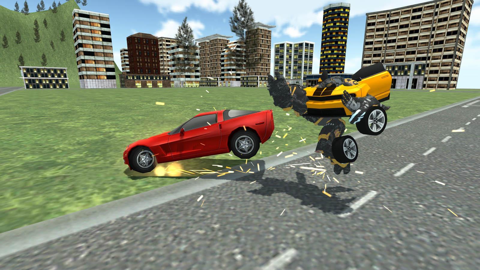 Transformer Robot Car Game Screenshot