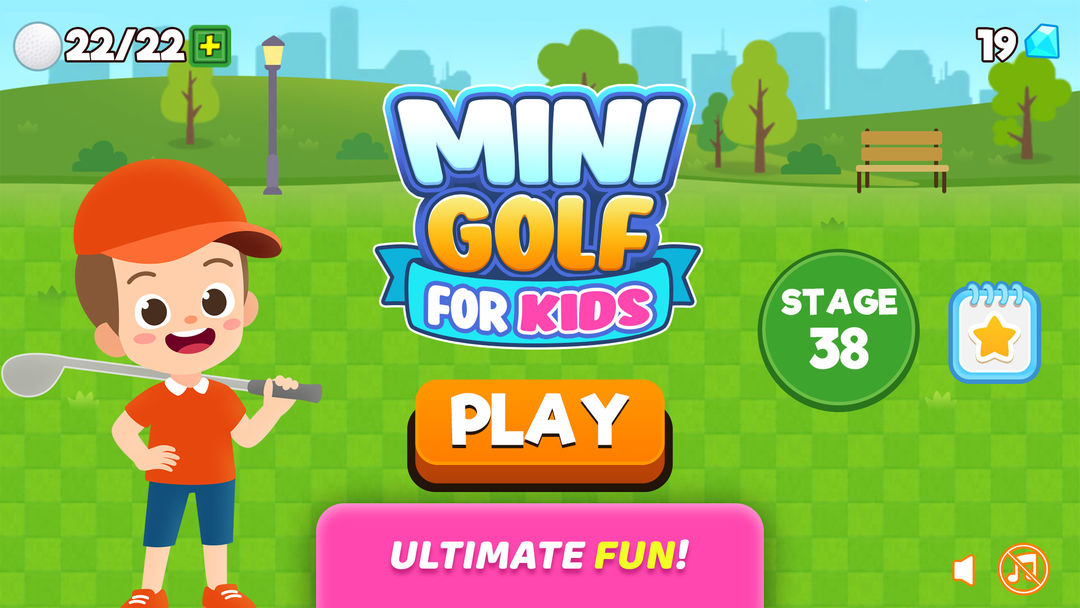Mini Golf Game for Kids ภาพหน้าจอเกม