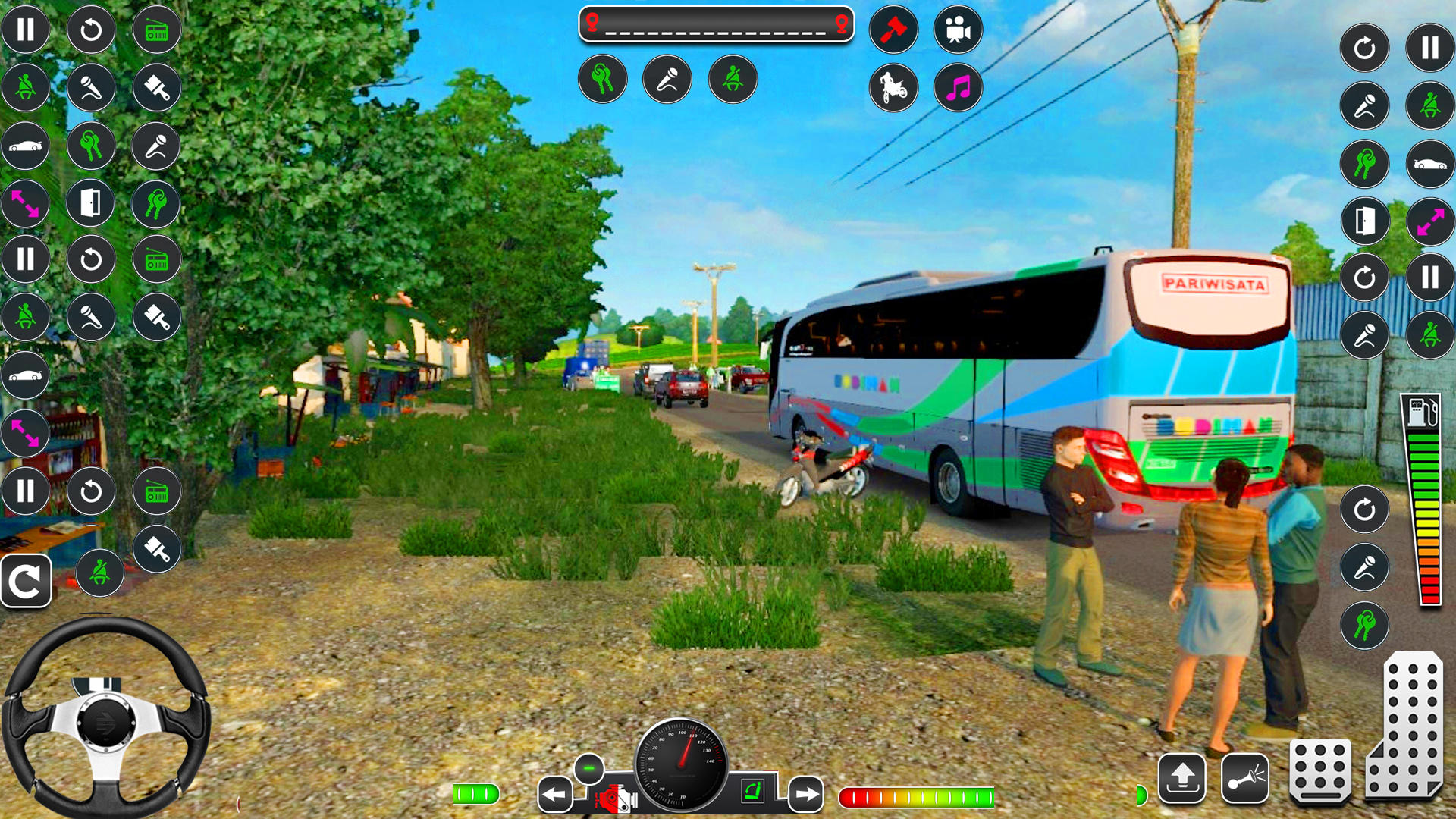 Screenshot of Real City Coach Bus Games 3D