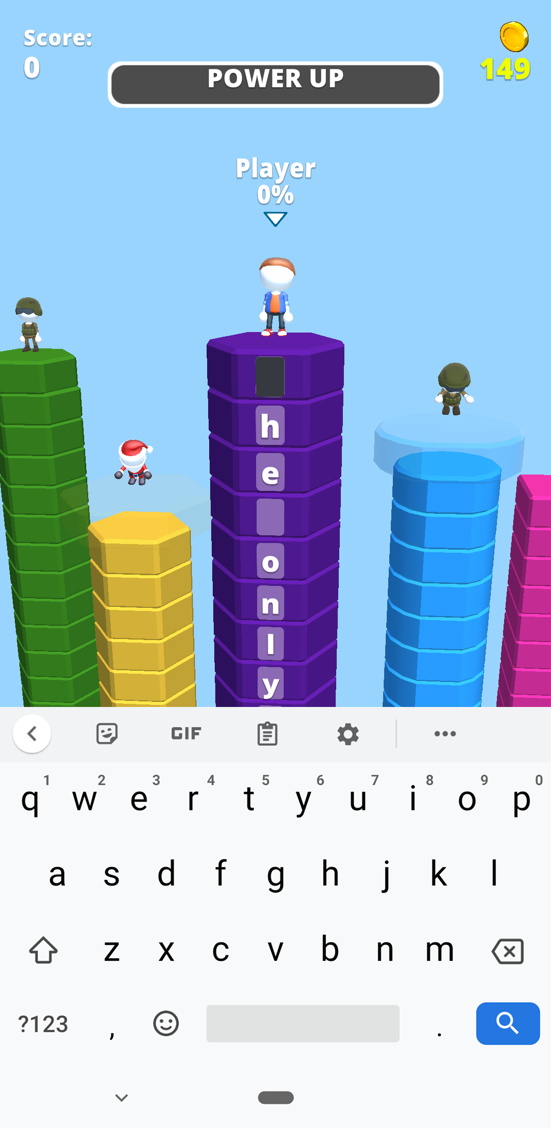 Cuplikan Layar Game Tower Type