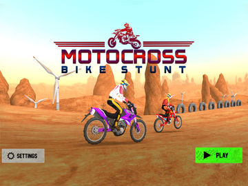 Motocross Bike Stunt Racing ภาพหน้าจอเกม