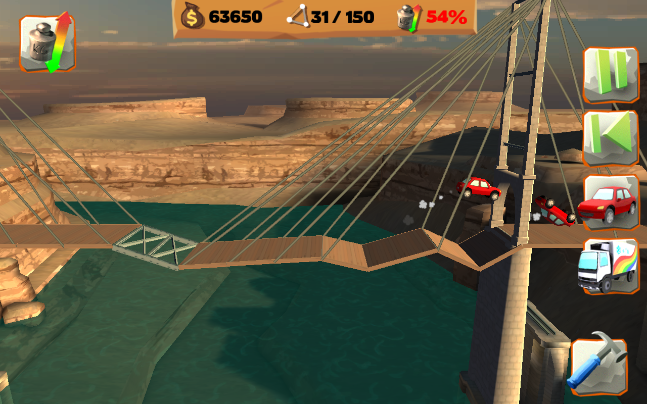 Bridge Constructor Playground  Game Screenshot