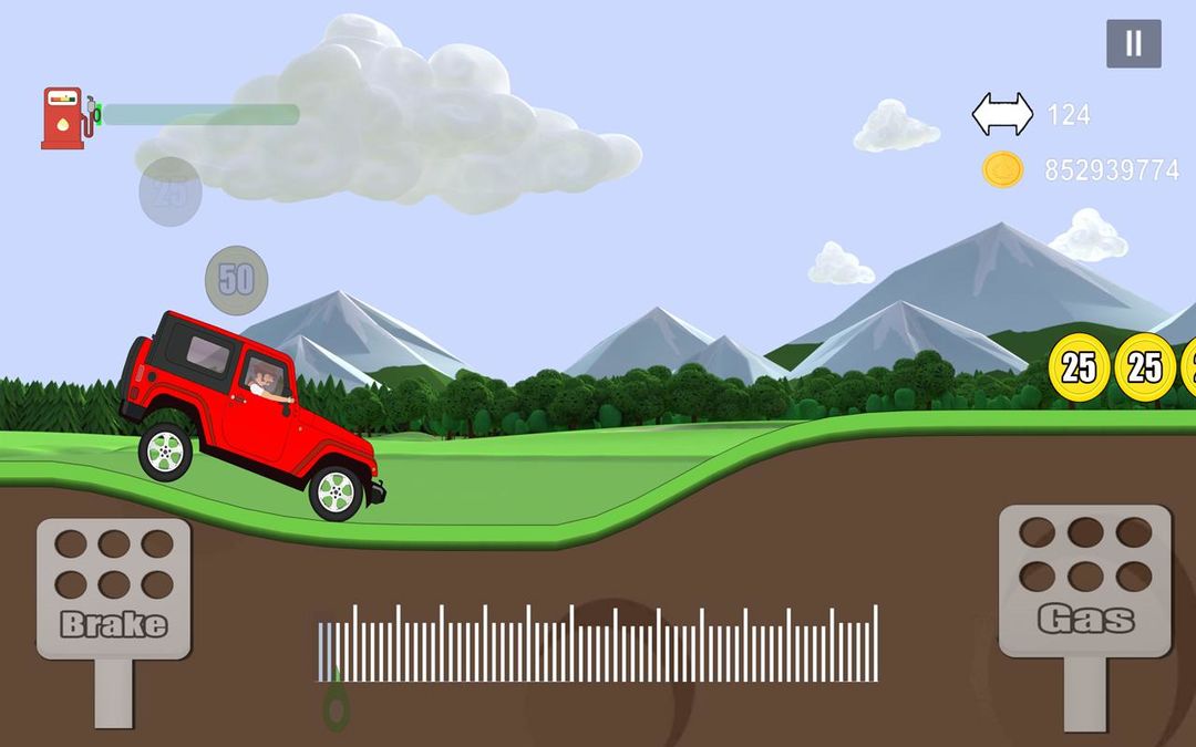 Screenshot of Car Mountain Hill Driver - Climb Racing Game