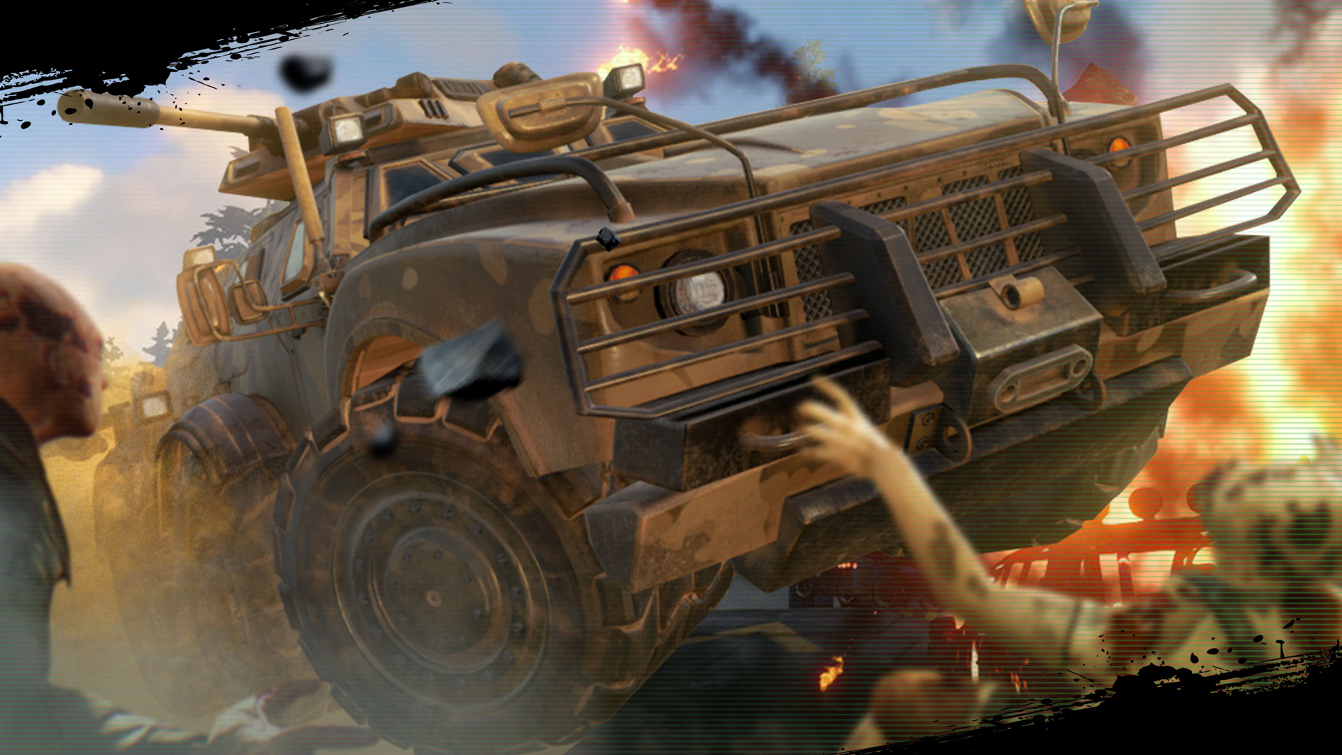 Dead Zombie Killing Road Game Screenshot