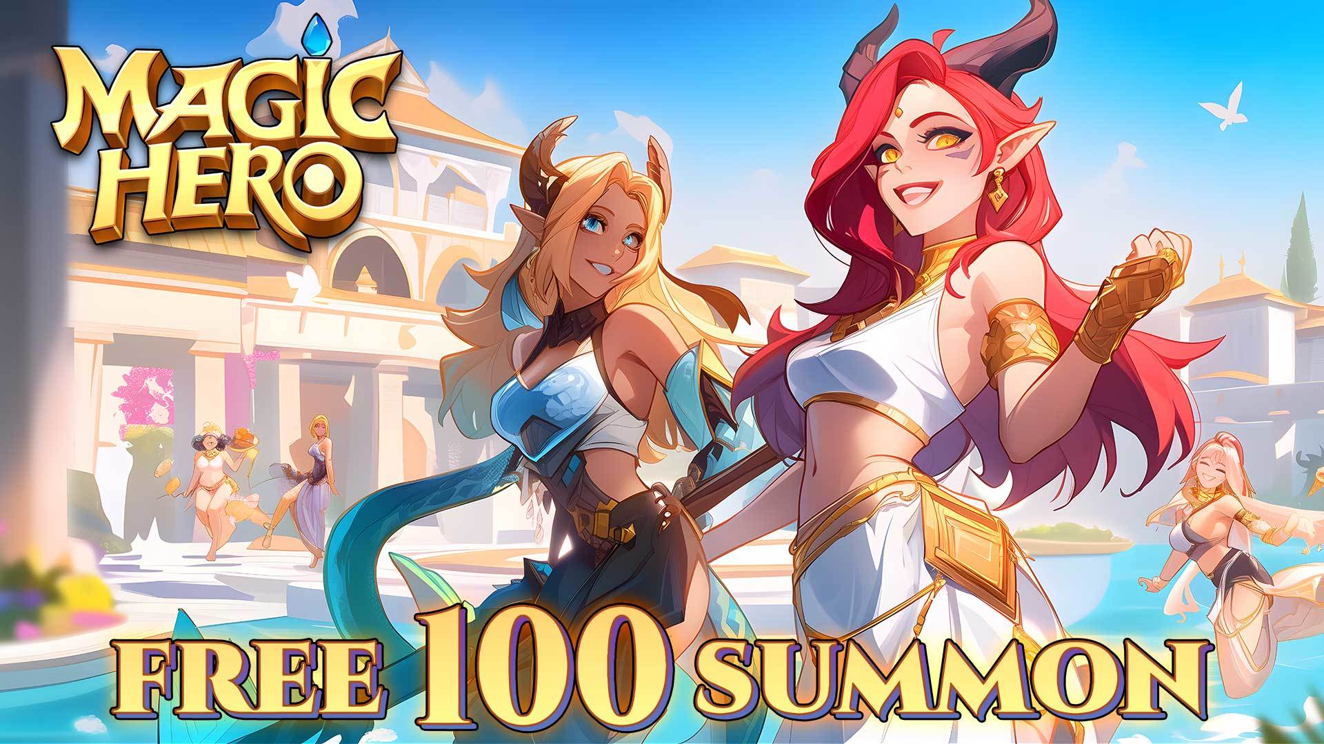 Screenshot 1 of Magic Hero - 100 summon reward 1.0.41.198