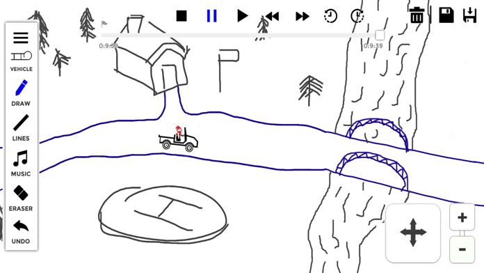 Screenshot of Line Driver - Draw and Ride