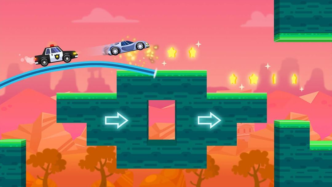Sky Escape - Car Chase screenshot game