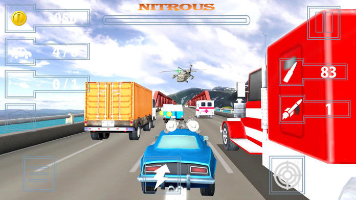 Screenshot of Death Moto Furious Car Race