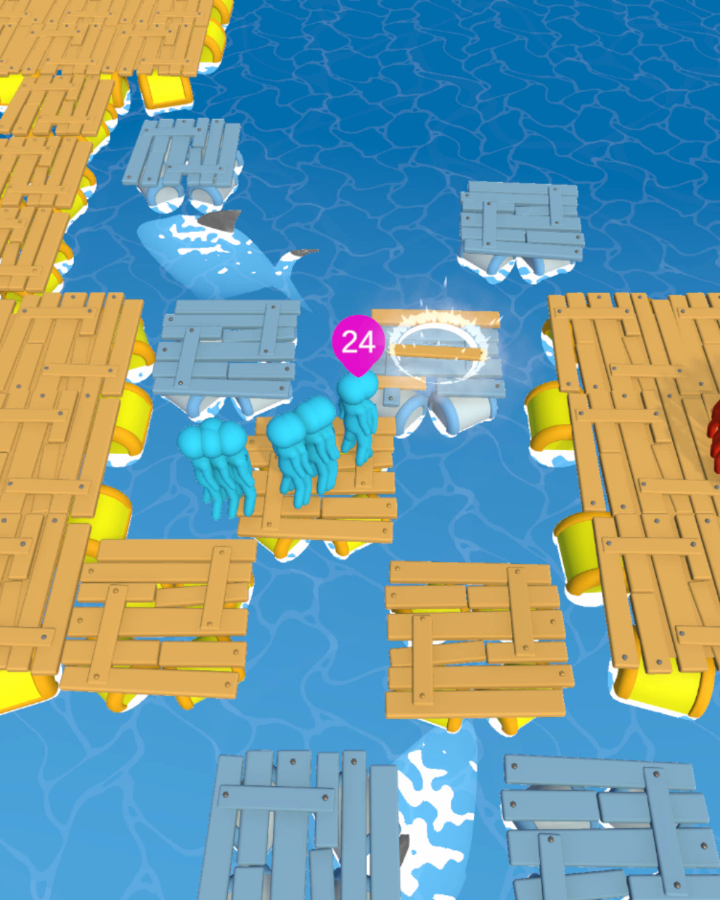 Screenshot of Raft Man 3D