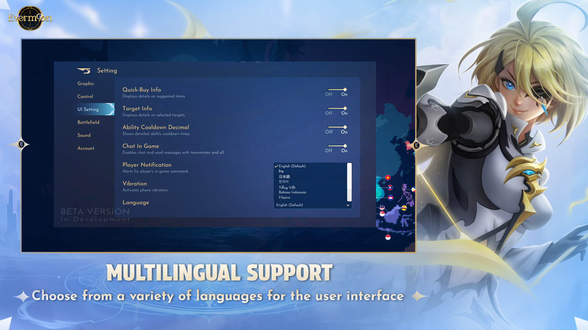 Beta II: Evermoon MOBA Game Screenshot