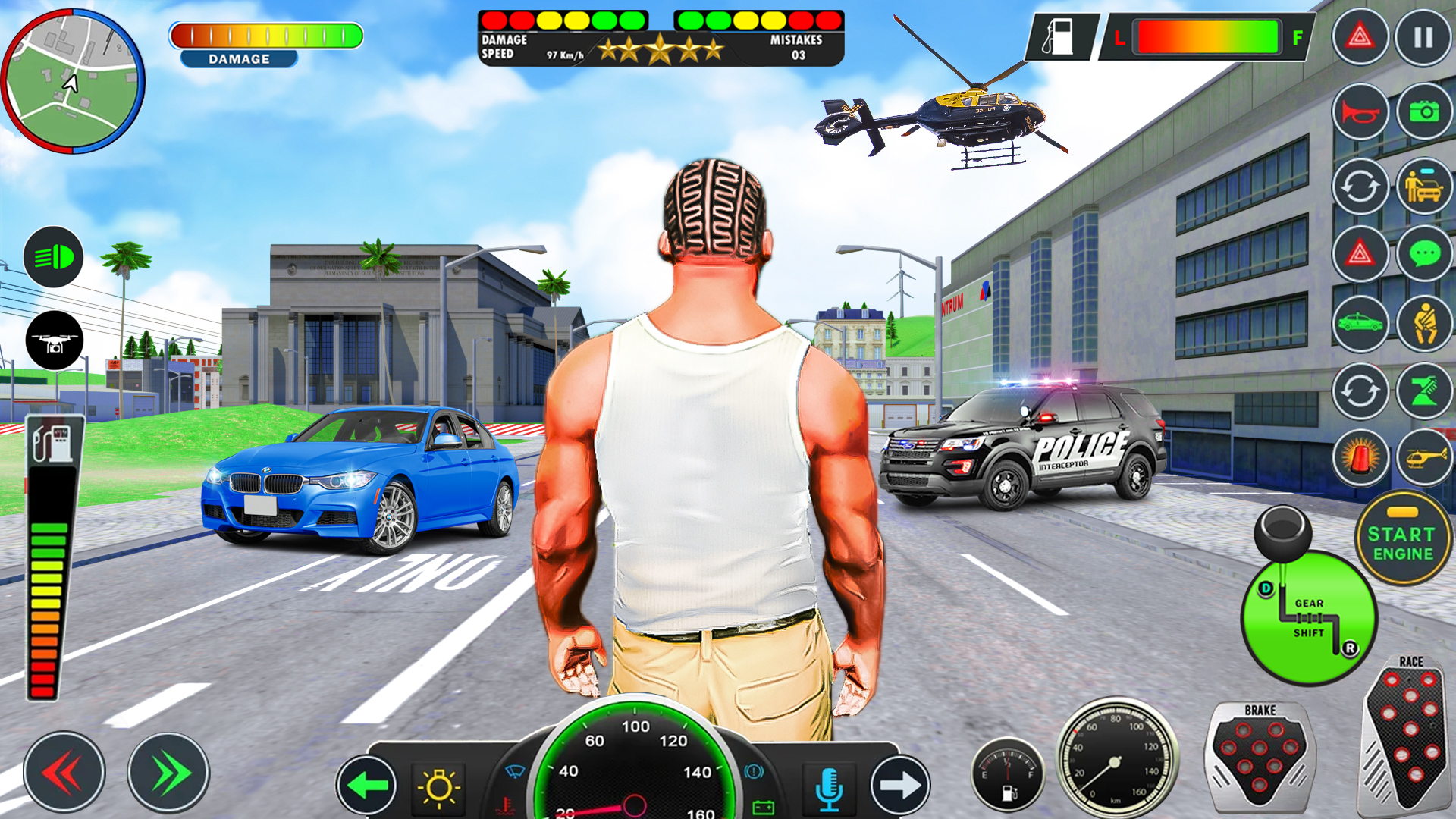 Screenshot 1 of Ciudad del crimen de gángsters sin conexión 2.3