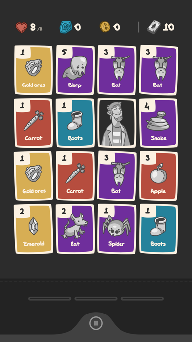 Endless Cards Game Screenshot