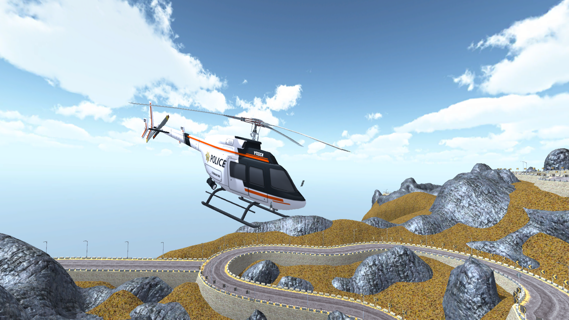 Helicopter Flight Game Game Screenshot