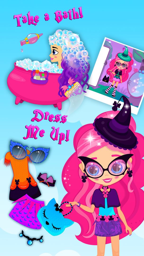 Screenshot of Little Witches Magic Makeover