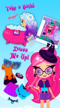 Cuplikan Layar Game Little Witches Magic Makeover