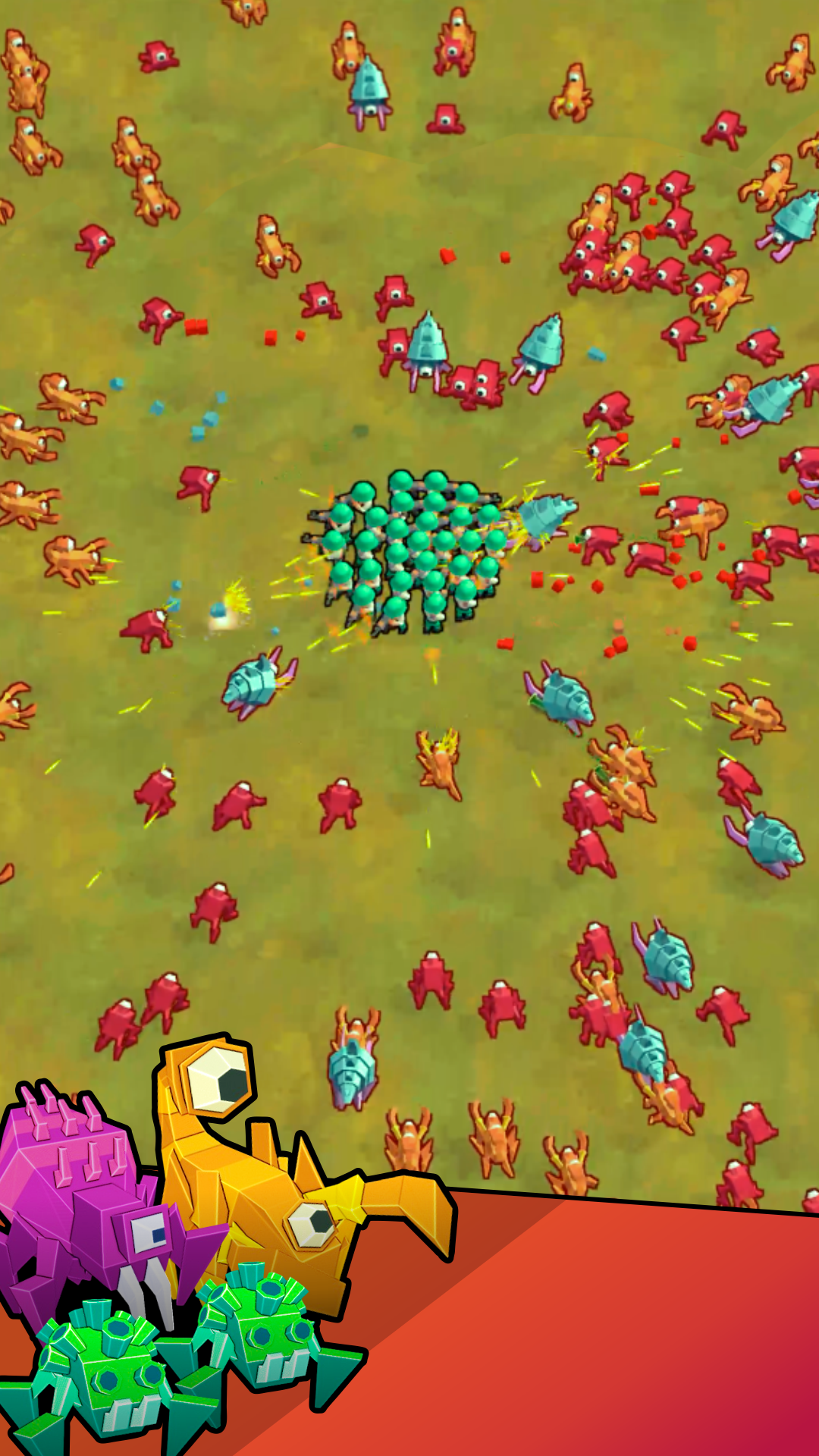 Troops VS Aliens Game Screenshot