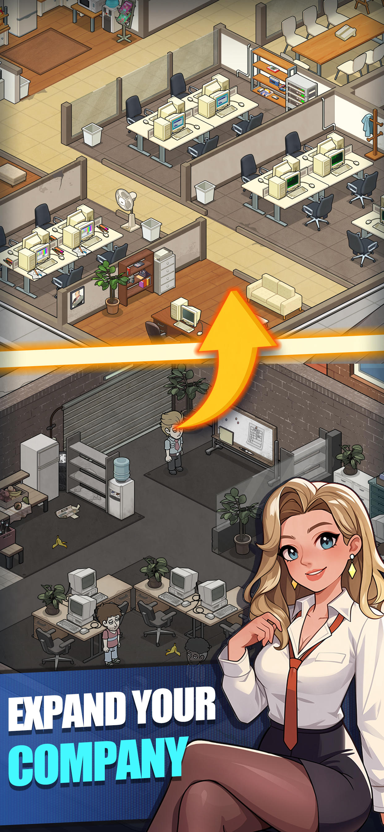 Idle Internet Tycoon－BOSS Game Game Screenshot
