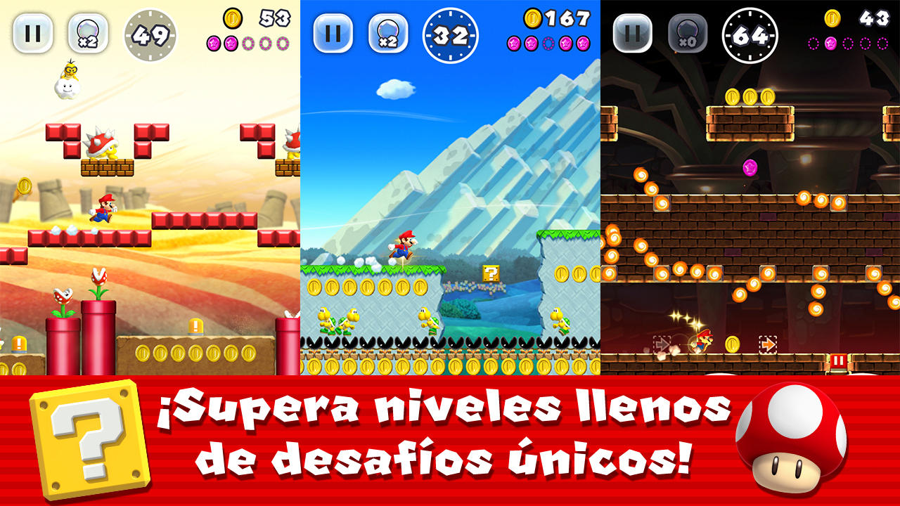 Captura de Pantalla del Juego Super Mario Run