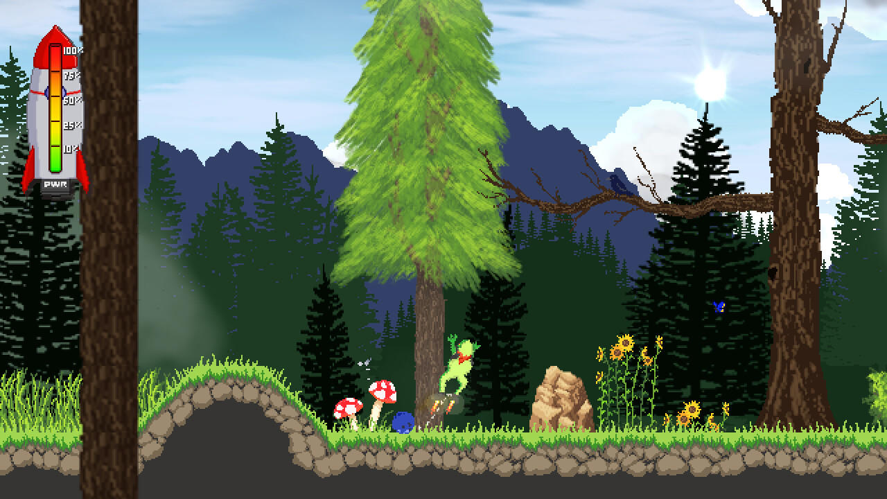 Rocket Frog screenshot game