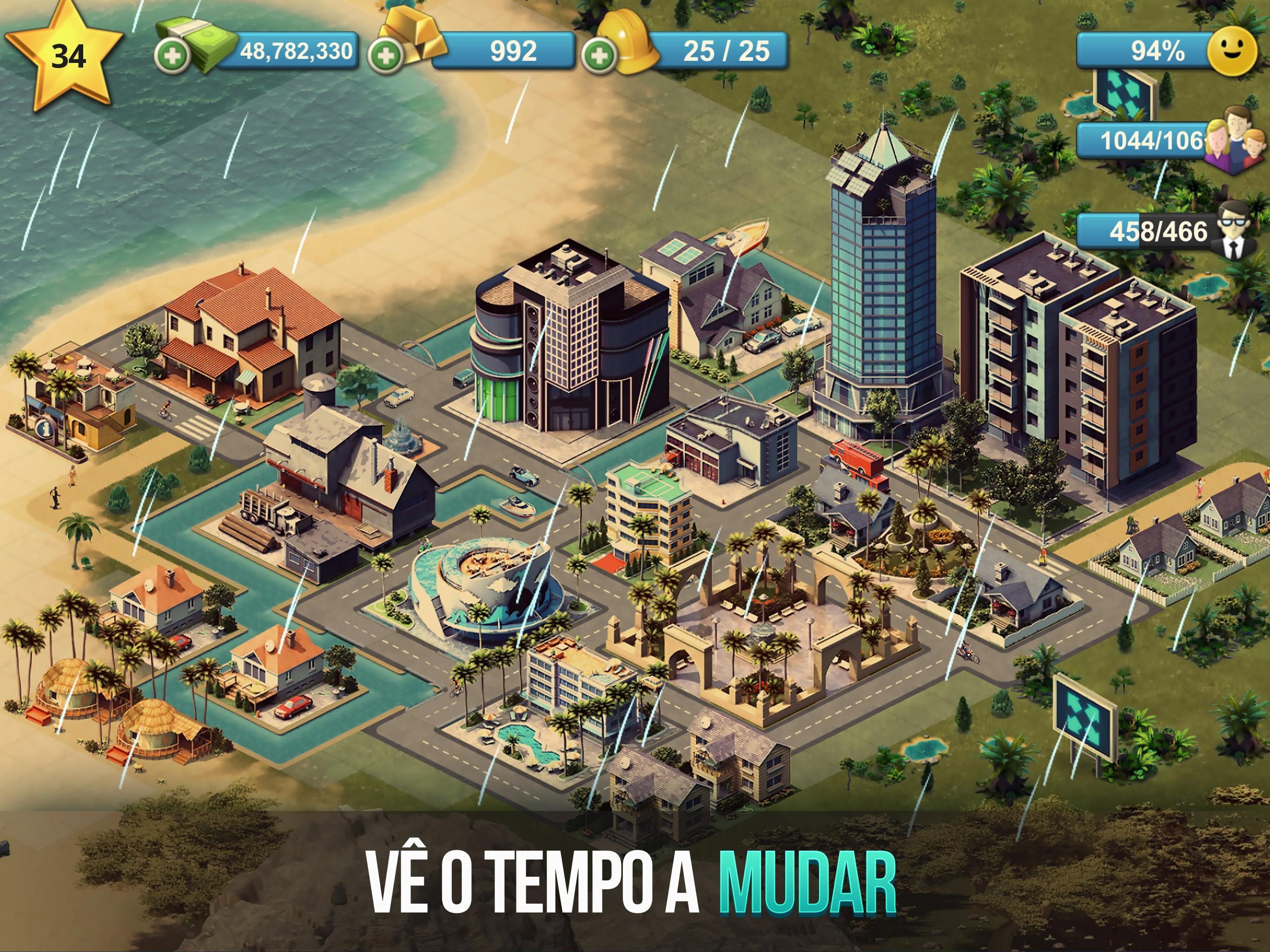 Captura de Tela do Jogo City Island: Construir Casas