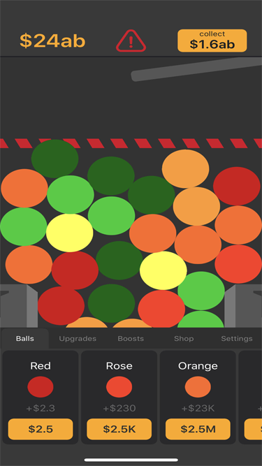 Скриншот игры Idle Ball Crush