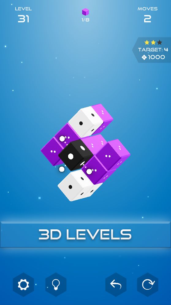 Cubia - 3D Slide Puzzle 게임 스크린 샷