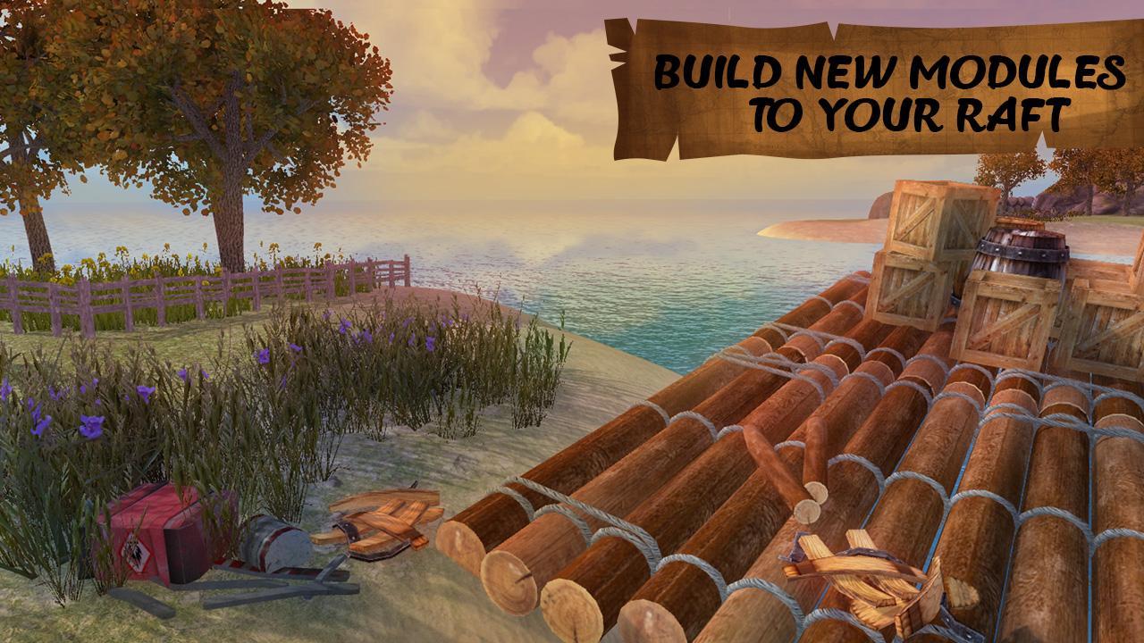 Screenshot of Raft Survival: Ocean Craft 3D