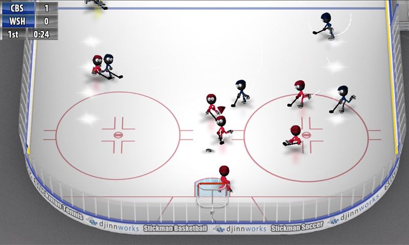 Stickman Ice Hockey 게임 스크린 샷