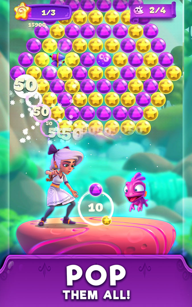 Luna’s Quest Bubble Shooter 게임 스크린 샷