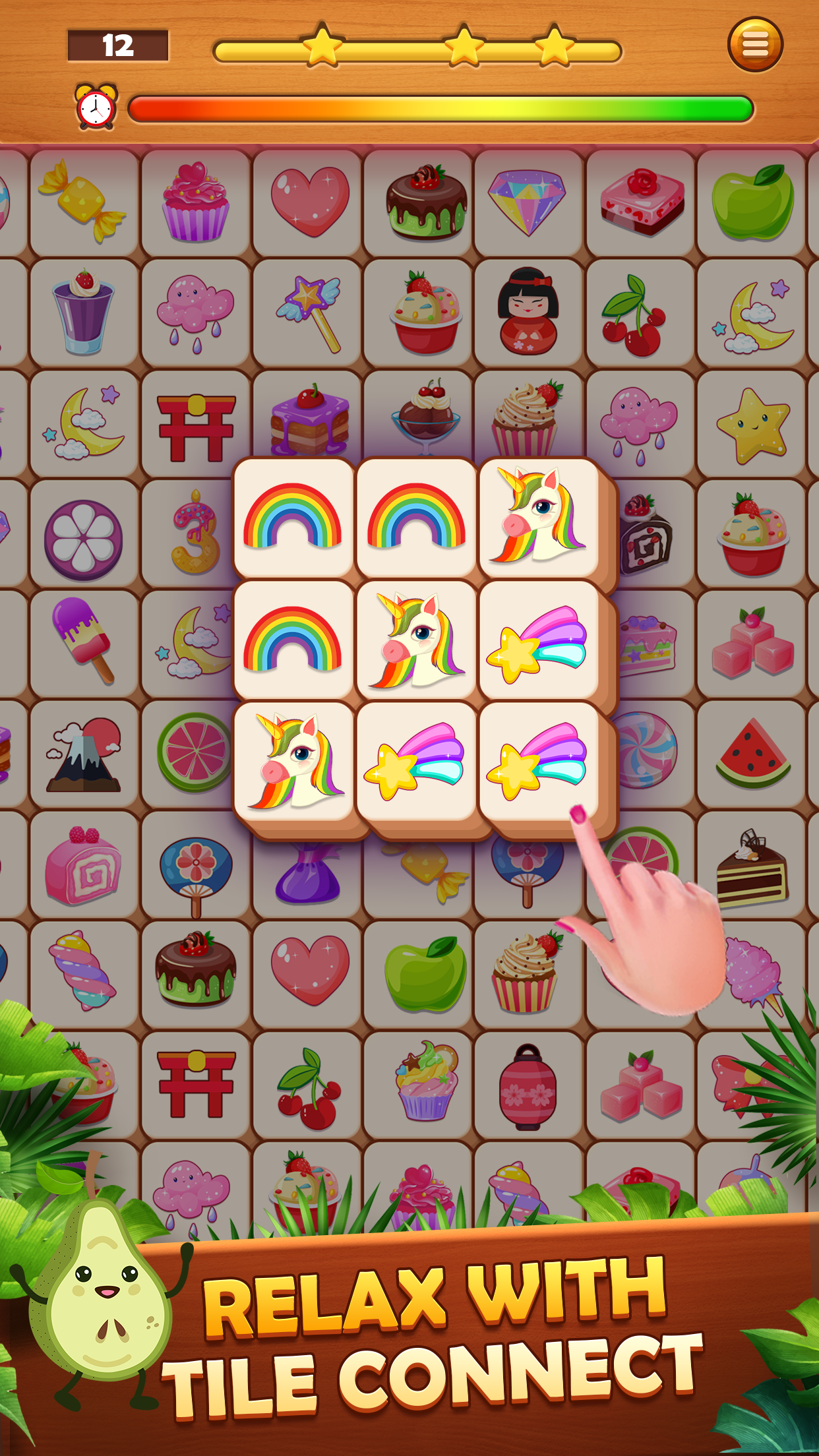 Screenshot of Tile Pair Matching Puzzle Game