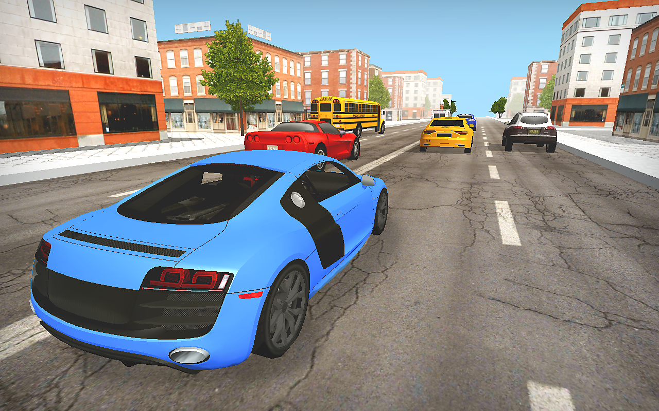 In Car Racing Game Screenshot