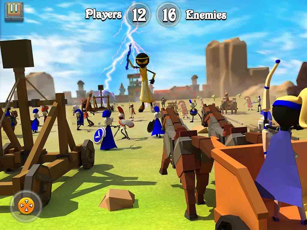 Screenshot of Greek Warriors : Castle Defenc