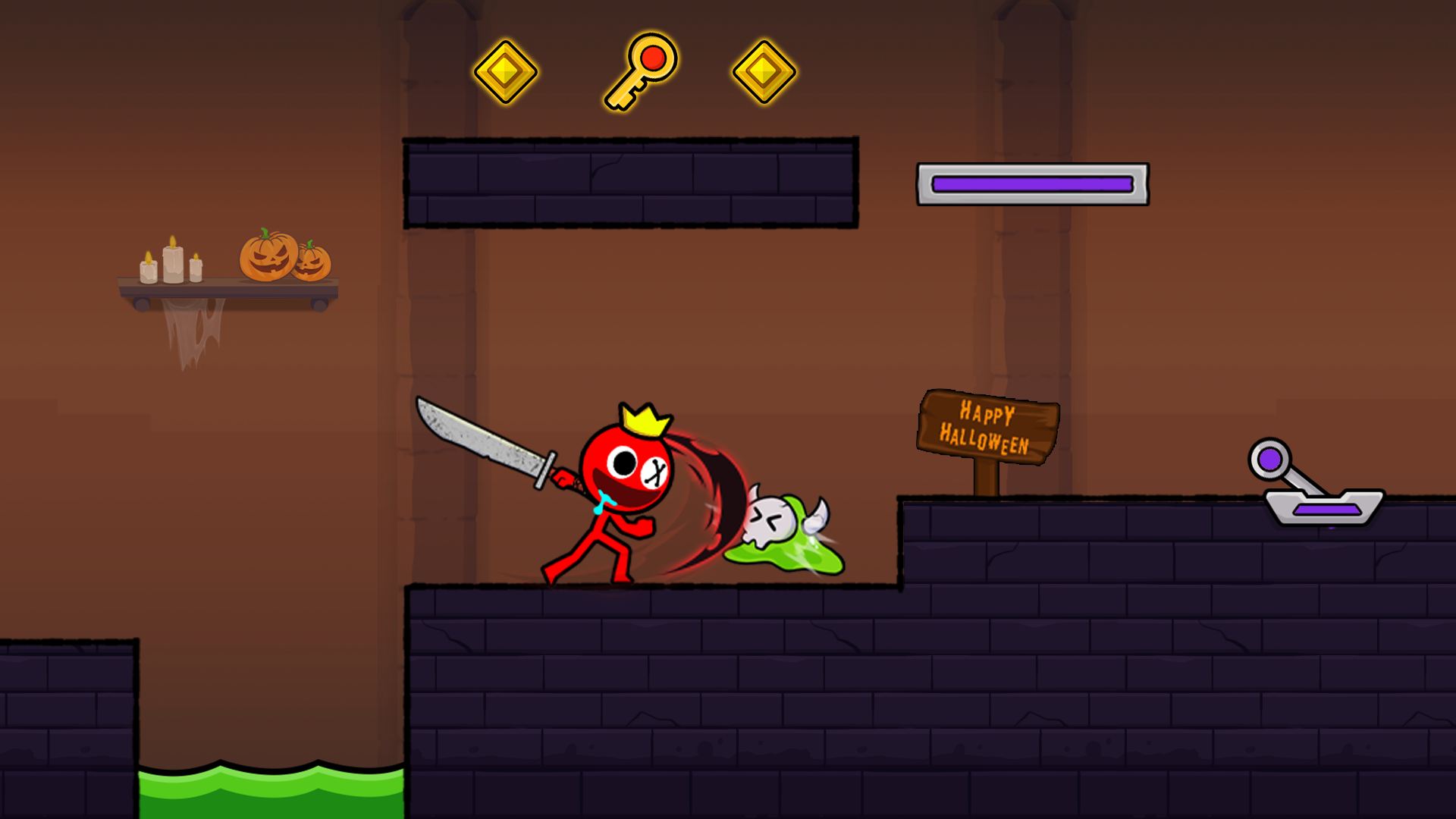 Screenshot of Red Stickman: Stick Adventure