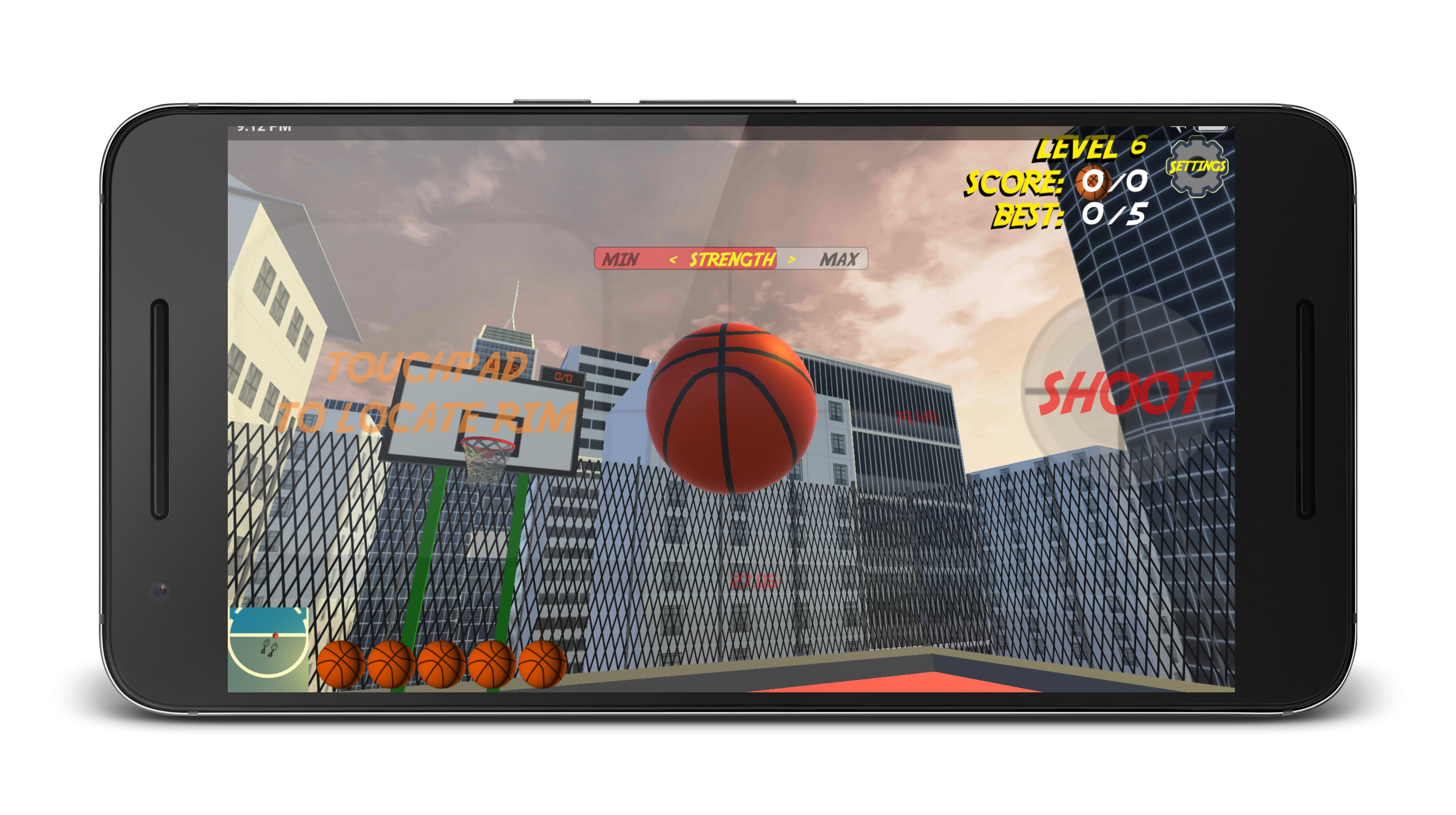 Screenshot 1 of Tiro libero totale di pallacanestro 