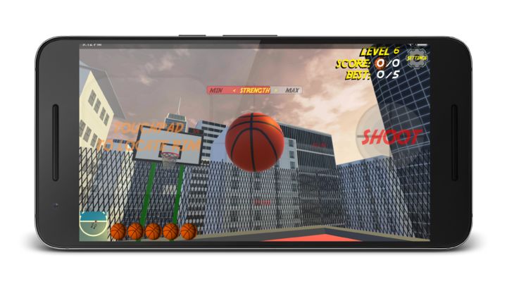 Screenshot 1 of Basketball Total Free Shot 