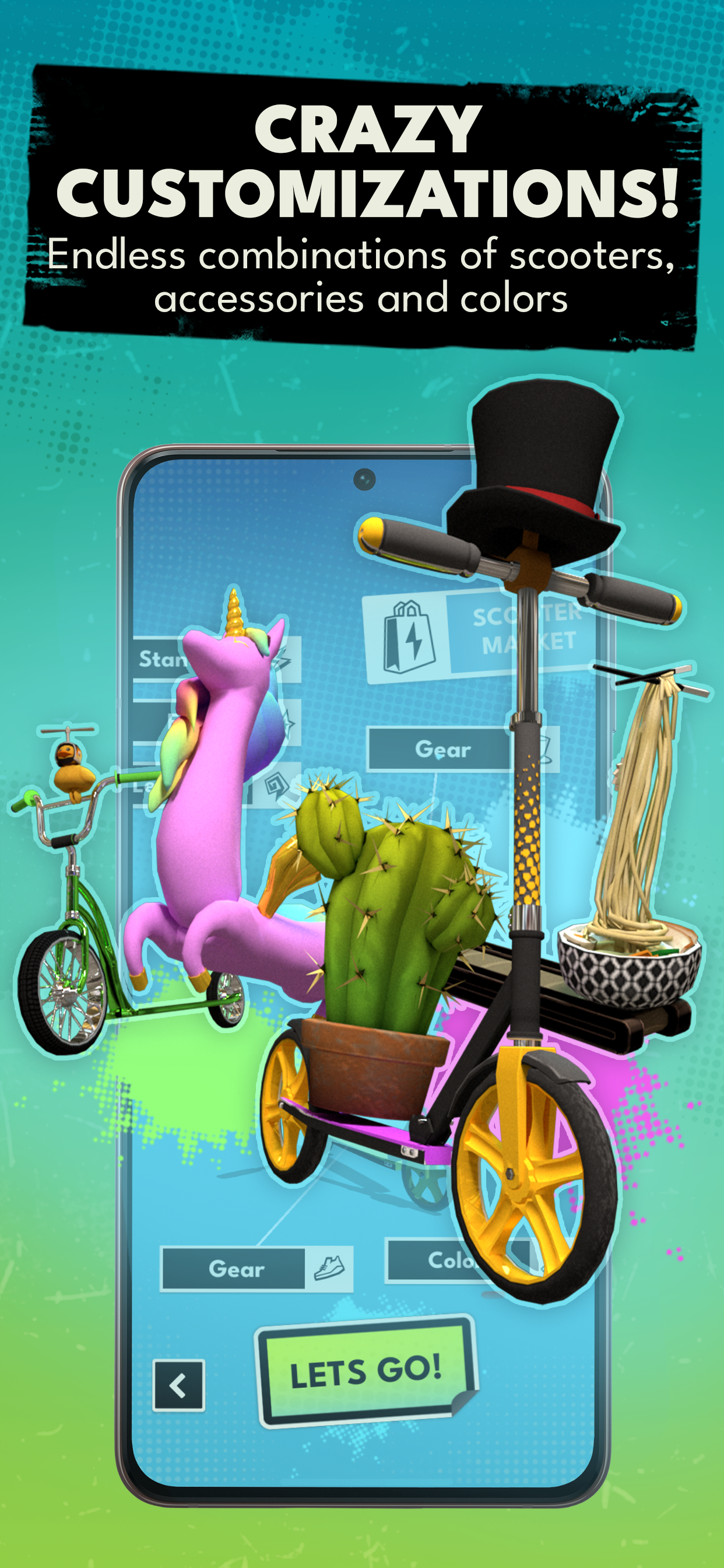 Touchgrind Scooter Game Screenshot