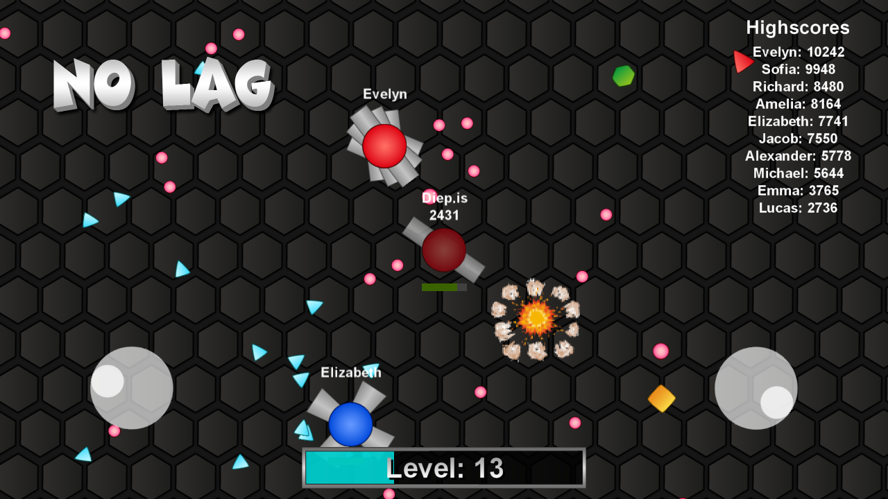 Diep.is Game Screenshot