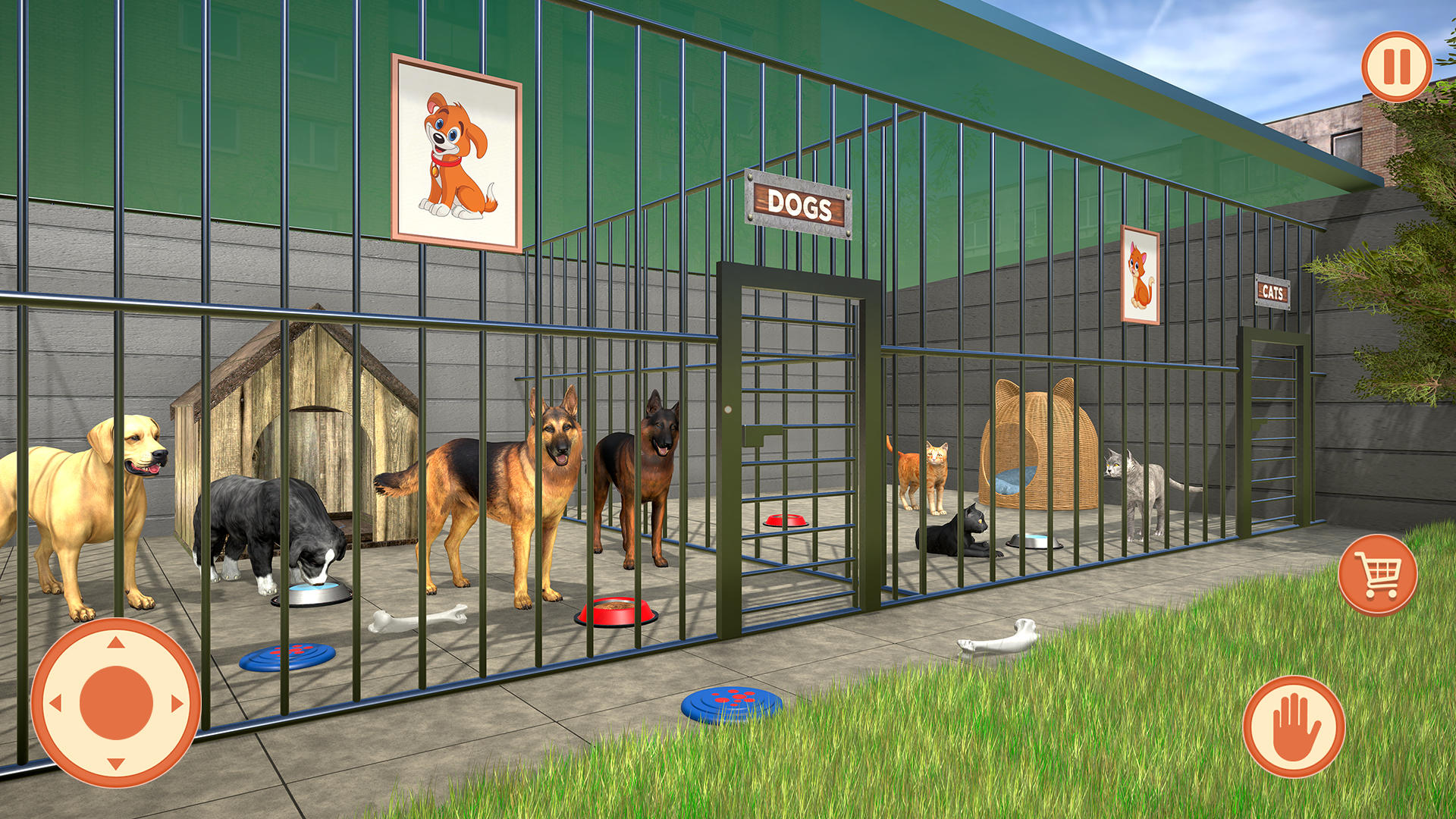 Animal Shelter Pet Vet Rescue Game Screenshot