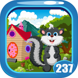Cute Skunk Rescue Game Kavi - 237
