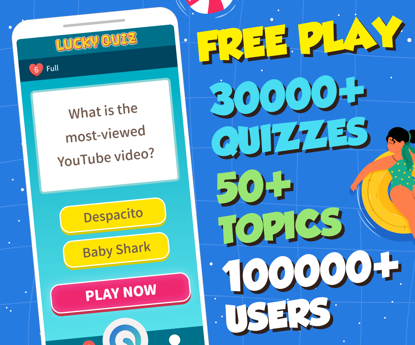 Screenshot 1 of Divertido jogo de perguntas e respostas - Lucky Quiz 