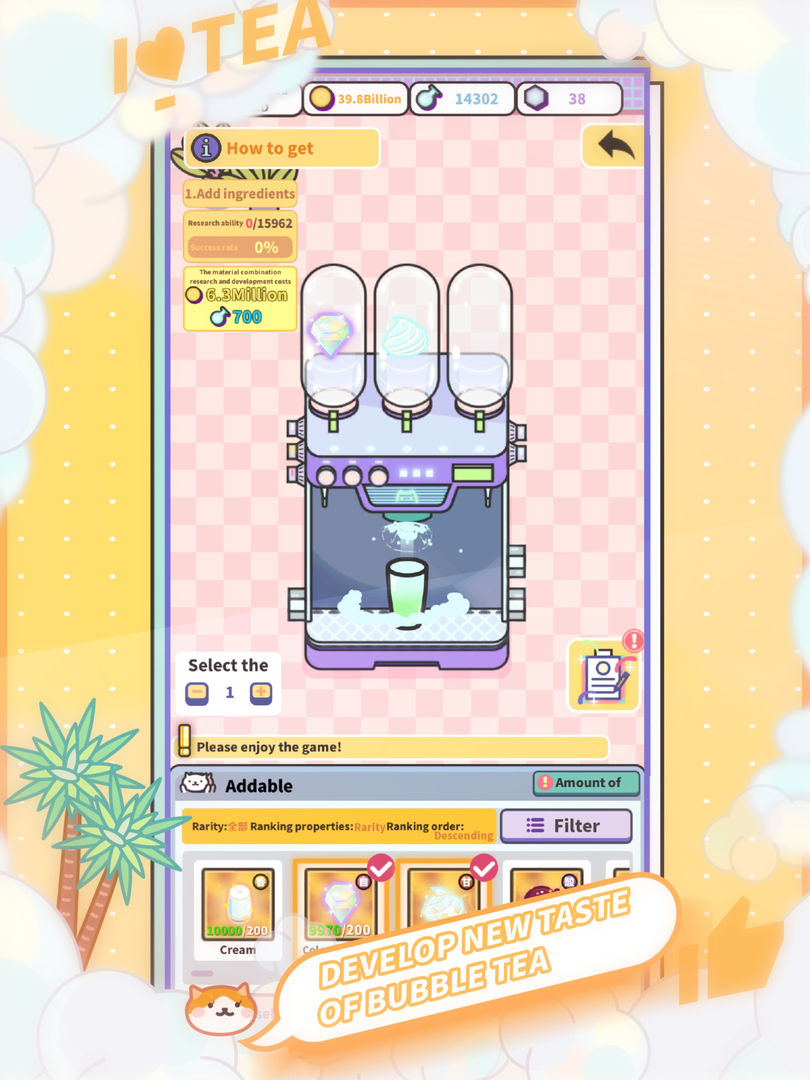 Bubble Tea Tycoon screenshot game