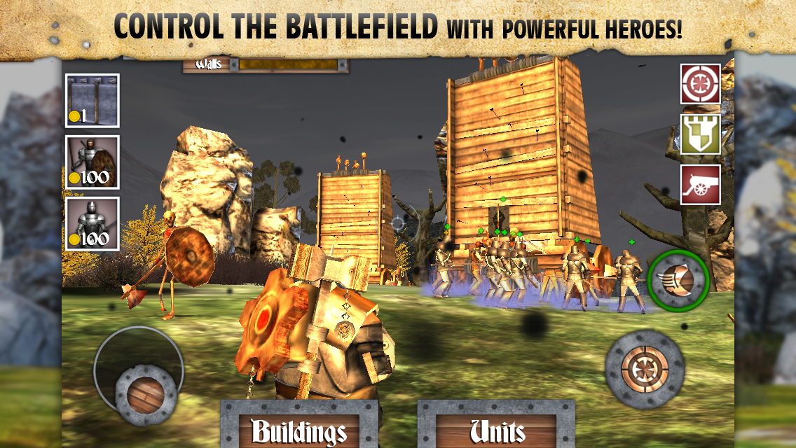 Heroes and Castles Game Screenshot
